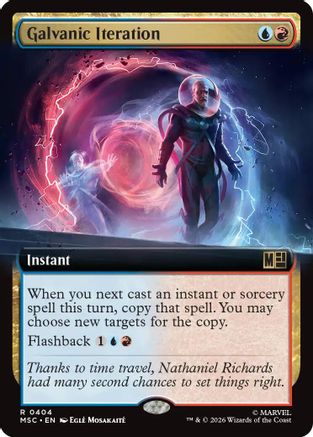 Galvanic Iteration (Extended Art) - Commander: Marvel Super Heroes Foil