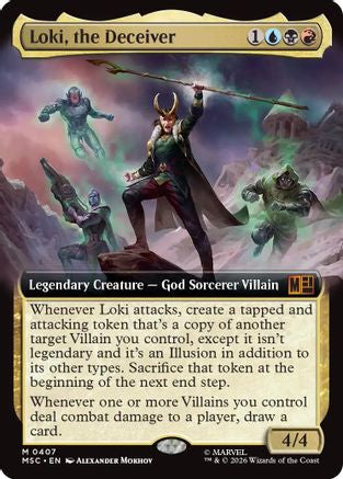 Loki, the Deceiver (Extended Art) - Commander: Marvel Super Heroes