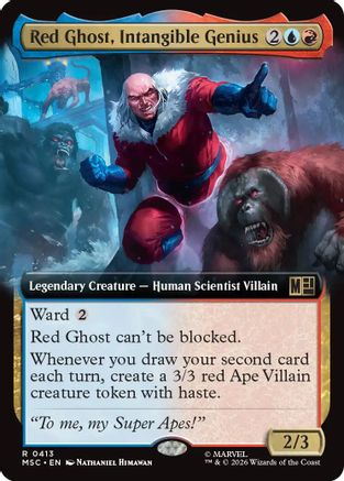 Red Ghost, Intangible Genius (Extended Art) - Commander: Marvel Super Heroes