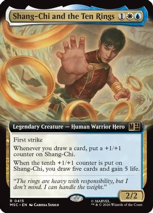 Shang-Chi and the Ten Rings (Extended Art) - Commander: Marvel Super Heroes