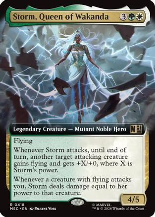 Storm, Queen of Wakanda (Extended Art) - Commander: Marvel Super Heroes Foil