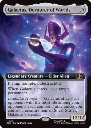 Galactus, Devourer of Worlds (Extended Art) - Commander: Marvel Super Heroes Foil