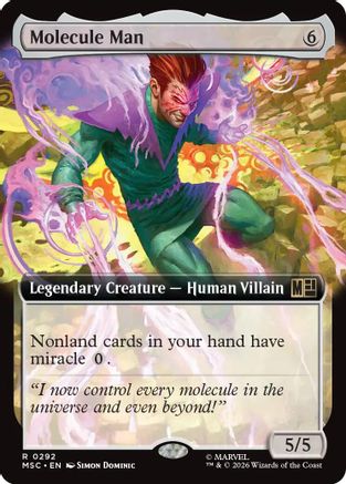 Molecule Man (Extended Art) - Commander: Marvel Super Heroes Foil