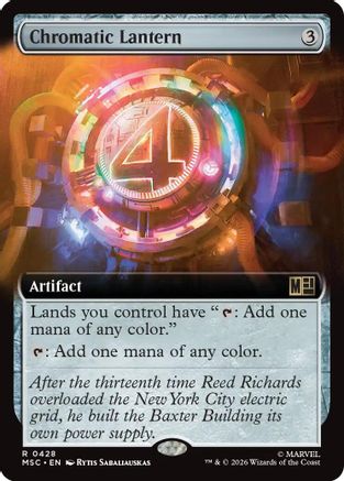 Chromatic Lantern (Extended Art) - Commander: Marvel Super Heroes Foil