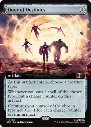 Door of Destinies (Extended Art) - Commander: Marvel Super Heroes Foil