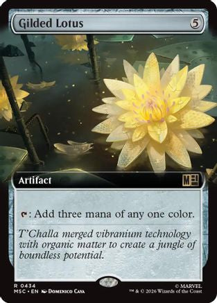 Gilded Lotus (Extended Art) - Commander: Marvel Super Heroes Foil