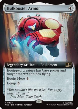Hulkbuster Armor (Extended Art) - Commander: Marvel Super Heroes