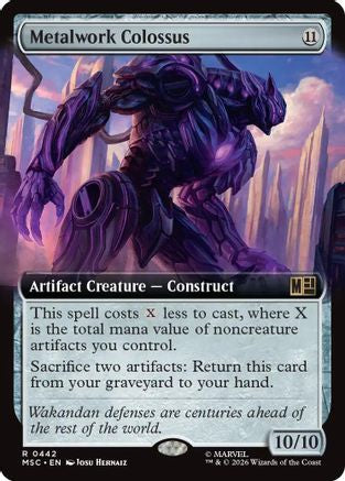 Metalwork Colossus (Extended Art) - Commander: Marvel Super Heroes