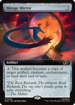 Mirage Mirror (Extended Art) - Commander: Marvel Super Heroes Foil