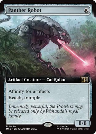 Panther Robot (Extended Art) - Commander: Marvel Super Heroes Foil