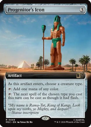 Progenitor's Icon (Extended Art) - Commander: Marvel Super Heroes Foil