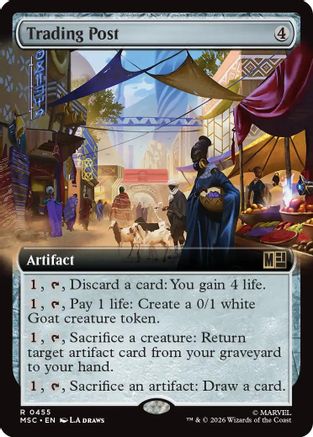Trading Post (Extended Art) - Commander: Marvel Super Heroes Foil
