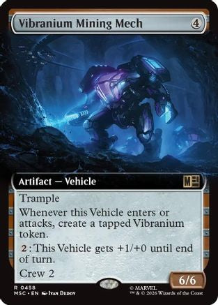 Vibranium Mining Mech (Extended Art) - Commander: Marvel Super Heroes Foil