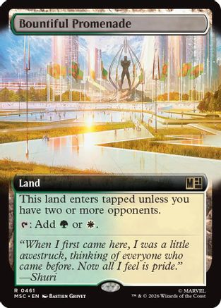 Bountiful Promenade (Extended Art) - Commander: Marvel Super Heroes