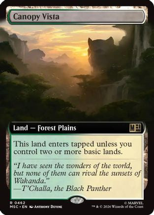 Canopy Vista (Extended Art) - Commander: Marvel Super Heroes