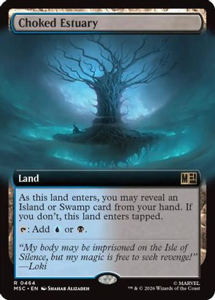 Choked Estuary (Extended Art) - Commander: Marvel Super Heroes Foil