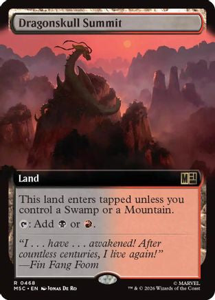 Dragonskull Summit (Extended Art) - Commander: Marvel Super Heroes