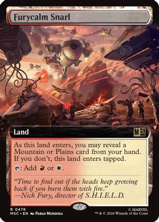 Furycalm Snarl (Extended Art) - Commander: Marvel Super Heroes