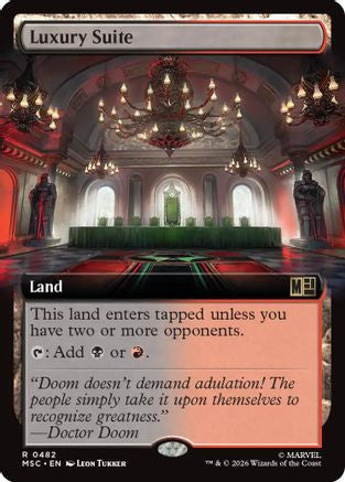 Luxury Suite (Extended Art) - Commander: Marvel Super Heroes Foil