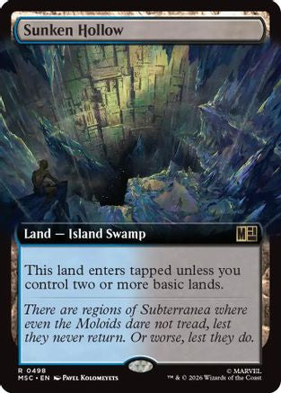 Sunken Hollow (Extended Art) - Commander: Marvel Super Heroes