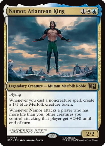Namor, Atlantean King [88] [Marvel Super Heroes: Commander] [Non-Foil]