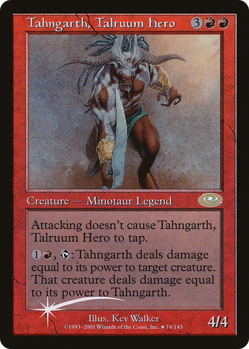 Tahngarth, Talruum Hero (PLS-74â˜…) - Planeshift Foil