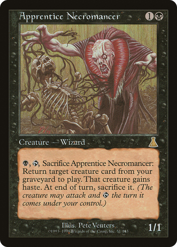 Apprentice Necromancer (UDS-051) - Urza's Destiny Foil