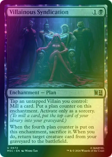 Villainous Syndication [672] [Jumpstart] [Marvel Super Heroes: Commander] [Foil]