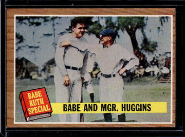 1962 Topps Babe Ruth Special #137 Babe Ruth / Miller Huggins