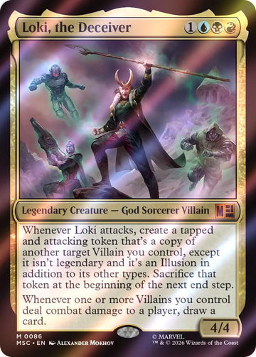 Loki, the Deceiver [86] [Marvel Super Heroes: Commander] [Surge Foil]