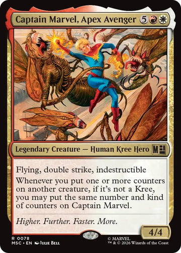 Captain Marvel, Apex Avenger [78] [Marvel Super Heroes: Commander] [Non-Foil]