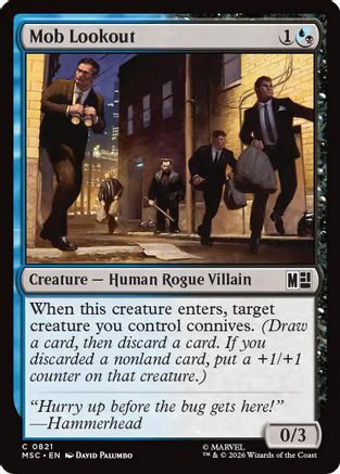 Mob Lookout - Commander: Marvel Super Heroes Foil