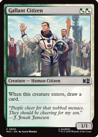 Gallant Citizen - Commander: Marvel Super Heroes Foil