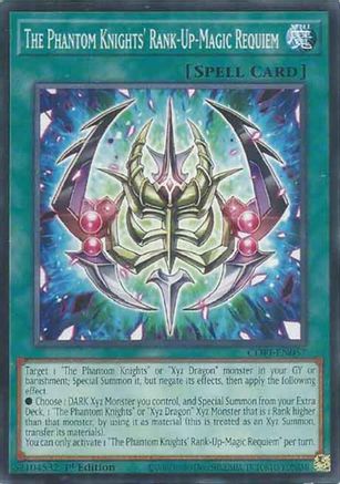 The Phantom Knights' Rank-Up-Magic Requiem Common / Short Print - Chaos Origins 1st Edition