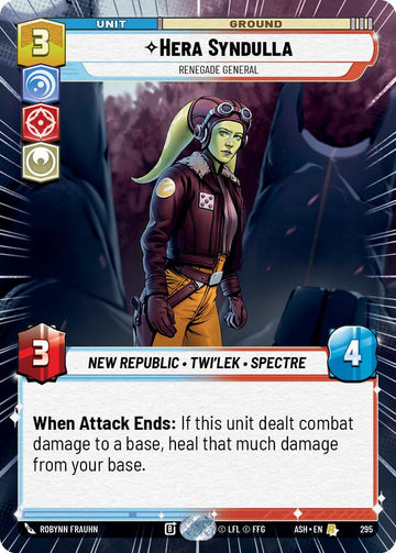 Hera Syndulla - Renegade General (295) (Hyperspace) (295) [Ashes of the Empire]