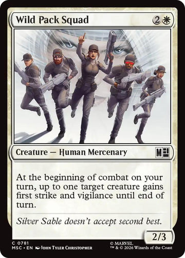 Wild Pack Squad [781] [Jumpstart] [Marvel Super Heroes: Commander] [Non-Foil]