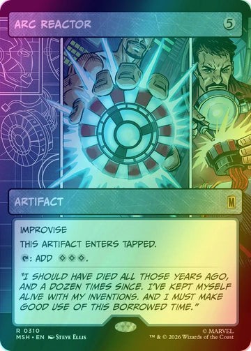 Arc Reactor [310] [Panel Showcase] [Marvel Super Heroes] [Foil]