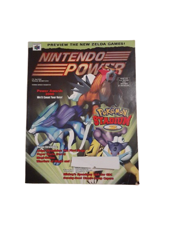 Nitendo Power Vol 142 Pokemon Stadium 2 Legend of Zelda Poster Magazine