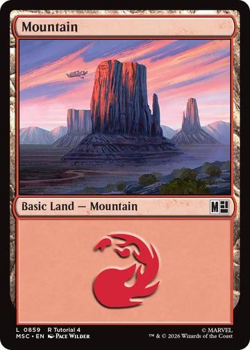 Mountain [859] [Beginner Box] [Marvel Super Heroes: Commander] [Non-Foil]