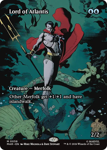 Lord of Atlantis [56] [Borderless] [Source Material] [Marvel Universe] [Non-Foil]