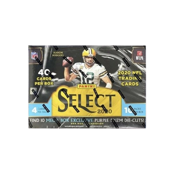 2020 Panini Select Football Purple Prizm Mega