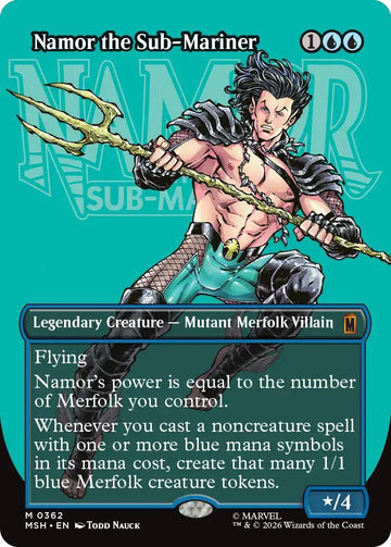 Namor the Sub-Mariner [362] [Borderless] [Logo] [Marvel Super Heroes] [Non-Foil]