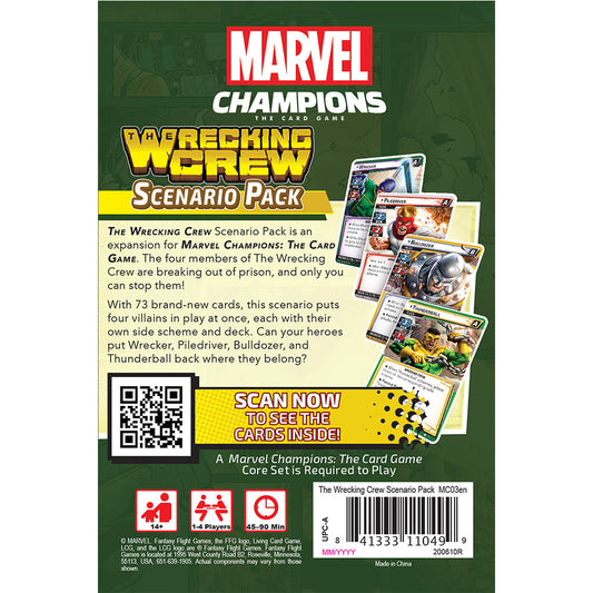 Marvel Champions : The Wrecking Crew Scenario Pack