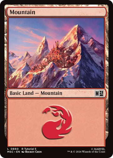 Mountain [860] [Beginner Box] [Marvel Super Heroes: Commander] [Non-Foil]