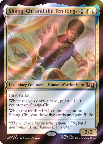 Shang-Chi and the Ten Rings [94] [Marvel Super Heroes: Commander] [Surge Foil]