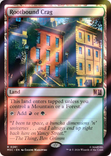 Rootbound Crag [261] [Marvel Super Heroes: Commander] [Surge Foil]