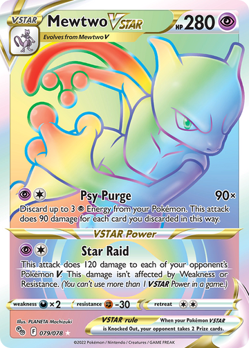 Mewtwo Vstar 79 78 Pokmon Go Holofoil