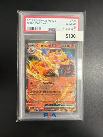 Pokemon Charizard EX #006 PSA 10