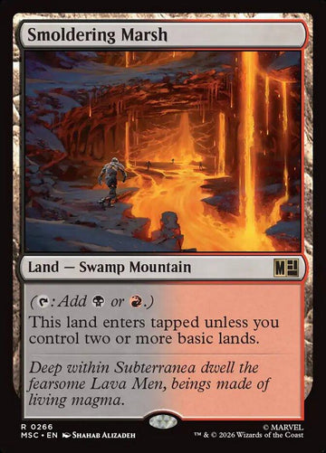 Smoldering Marsh [266] [Marvel Super Heroes: Commander] [Non-Foil]