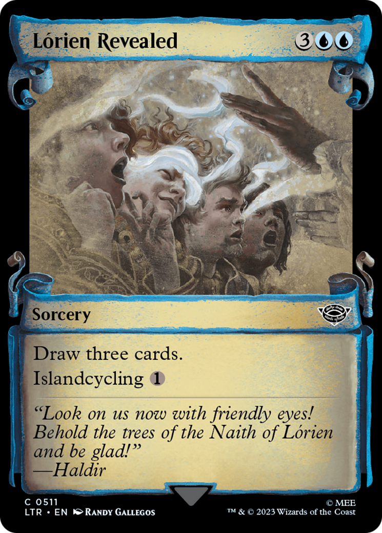 LÃ³rien Revealed (LTR-511) - The Lord of the Rings: Tales of Middle-earth: (Showcase) Foil